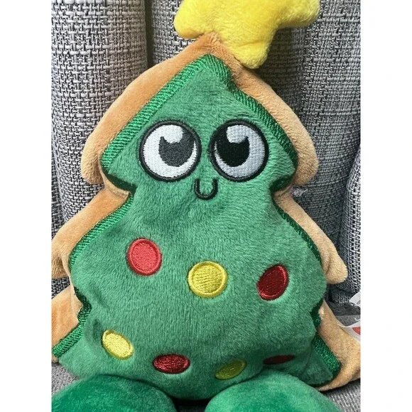 GUND Gingerbread Christmas Tree Star Plush Stuffed 10 Inch Toy Green Brown - Picture 2 of 7